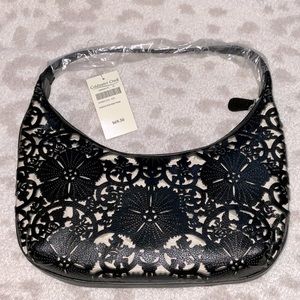 Black Darlington perf purse Cold water creek brand new